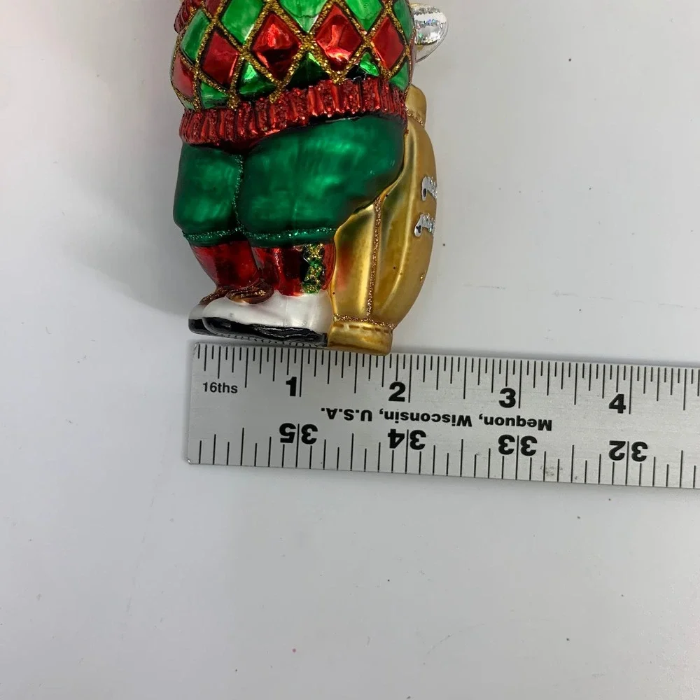 Old World Christmas Golfing Santa Glass Ornament‎ Golfer Christmas Tree